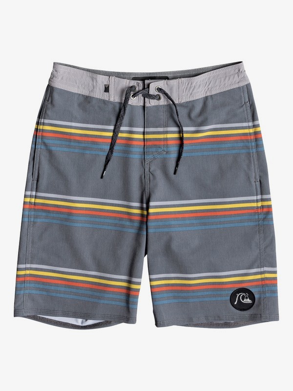 quiksilver, Boy's 8-16 Secret Ingredient 18" Beachshorts, EBONY (ksd6) 0 Boy's 8-16 Secret Ingredient 18" Beachshorts Black EQBBS03367 Quiksilver