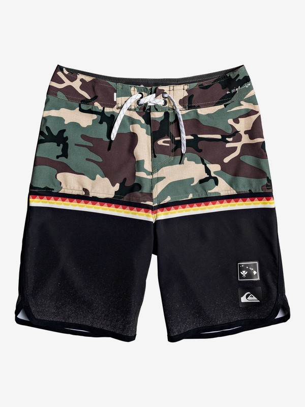 quiksilver, Boy's 8-16 Highline Divide 18" Boardshorts, BLACK (kvj6) 0 Boy's 8-16 Highline Divide 18" Boardshorts Black EQBBS03396 Quiksilver