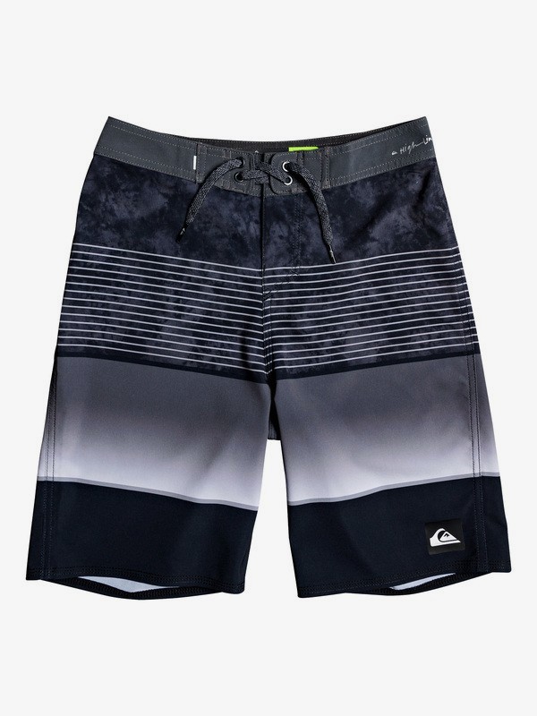quiksilver, Boy's 8-16 Highline Slab 18" Boardshorts, BLACK (kvj6) 0 Boy's 8-16 Highline Slab 18" Boardshorts Black EQBBS03403 Quiksilver