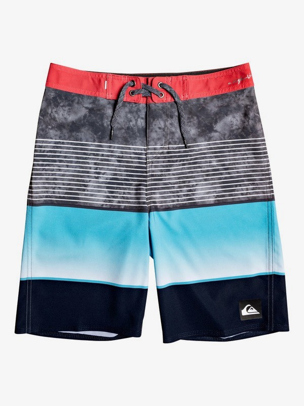 quiksilver, Boy's 8-16 Highline Slab 18" Boardshorts, HIBISCUS (rmz6) 0 Boy's 8-16 Highline Slab 18" Boardshorts Red EQBBS03403 Quiksilver