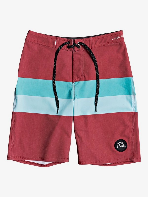 quiksilver, Boys 8-16 Highline Seasons 18" Boardshorts, GARNET (rqk6) 0 Boys 8-16 Highline Seasons 18" Boardshorts Red EQBBS03426 Quiksilver