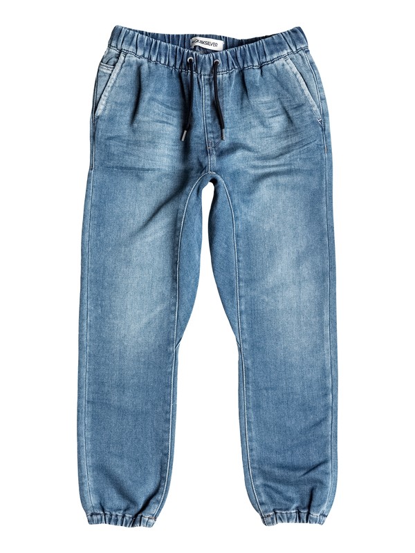 quiksilver, Fonic Denim Fleece - Jean coupe slim, WORN WASH (bnqw) 0 Fonic Denim Fleece - Jean coupe slim EQBDP03087 Quiksilver