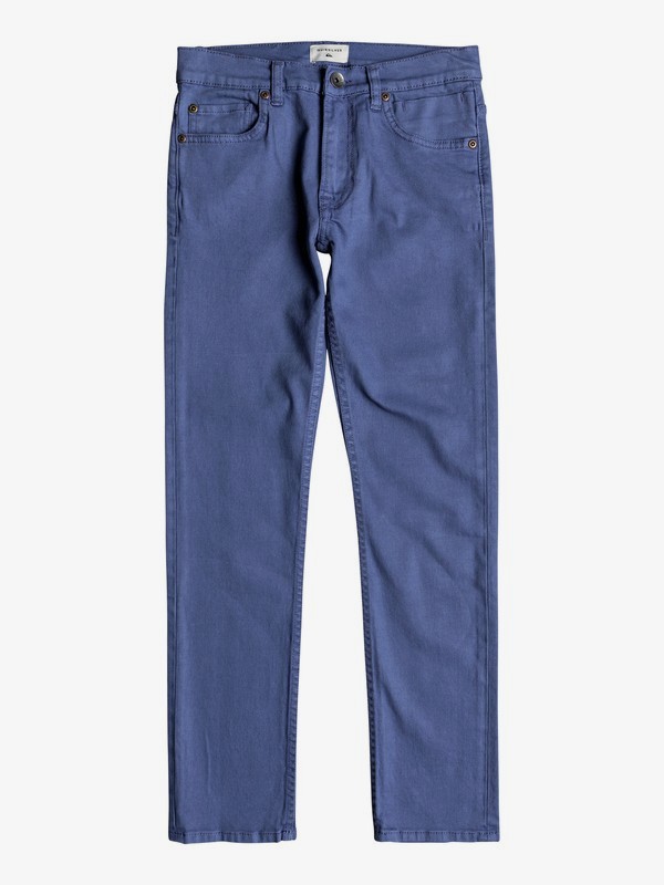quiksilver, Distorsion Colors - Slim Fit Jeans for Boys 8-16, BIJOU BLUE (bng0) 0 Distorsion Colors - Slim Fit Jeans for Boys 8-16 Blue EQBDP03149 Quiksilver