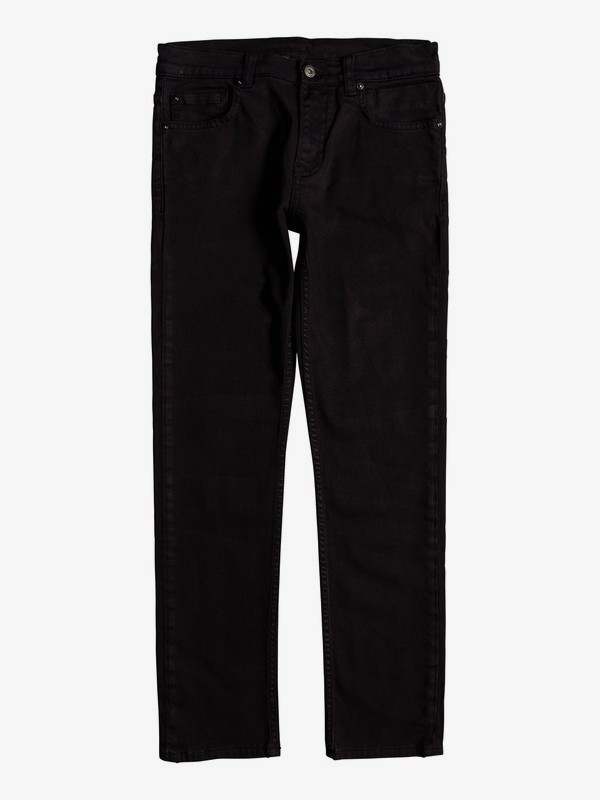 quiksilver, Boy's 8-16 Distorsion Colors Slim Fit Jeans, TARMAC (kta0) 0 Boy's 8-16 Distorsion Colors Slim Fit Jeans Black EQBDP03149 Quiksilver