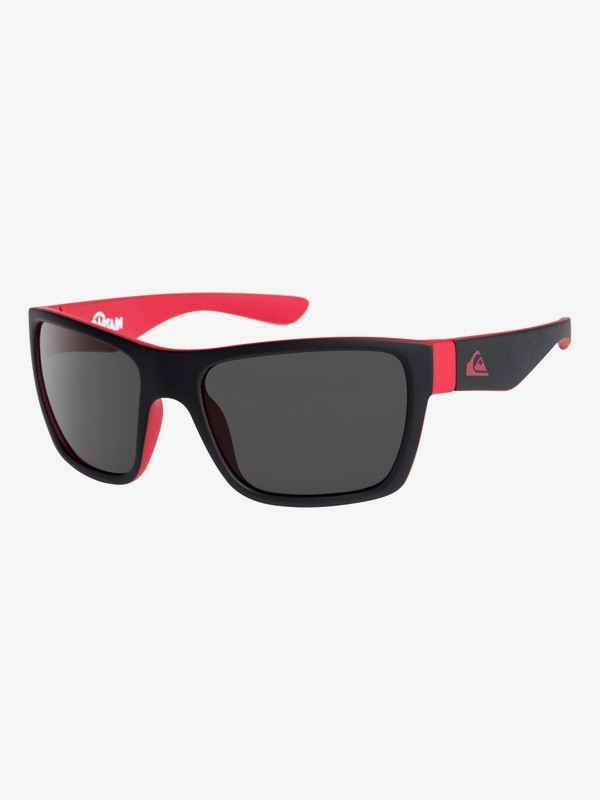 quiksilver, Captain - Gafas de Sol para Chicos 3-7, MATTE BLACK-RED/ GREY (xkrs) 0 Captain - Gafas de Sol para Chicos 3-7 Negro EQBEY03003 Quiksilver