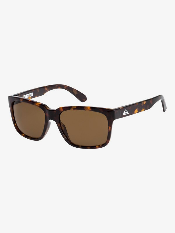 quiksilver, Player - Lunettes de soleil pour garçon 8-16 ans, MATTE TORTOISE BROWN/ BROWN (xccc) 0 Player - Lunettes de soleil pour garçon 8-16 ans Marron EQBEY03004 Quiksilver