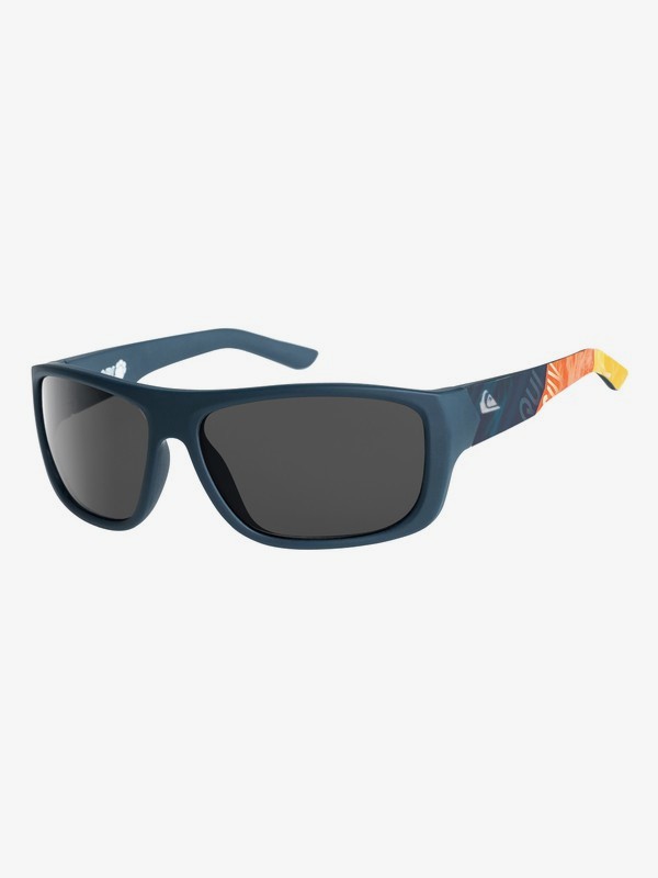 quiksilver, Arlo - Lunettes de soleil pour garçon 3-7 ans, MATTE NAVY BLUE-PRINT/ GREY (xbbs) 0 Arlo - Lunettes de soleil pour garçon 3-7 ans Bleu EQBEY03005 Quiksilver