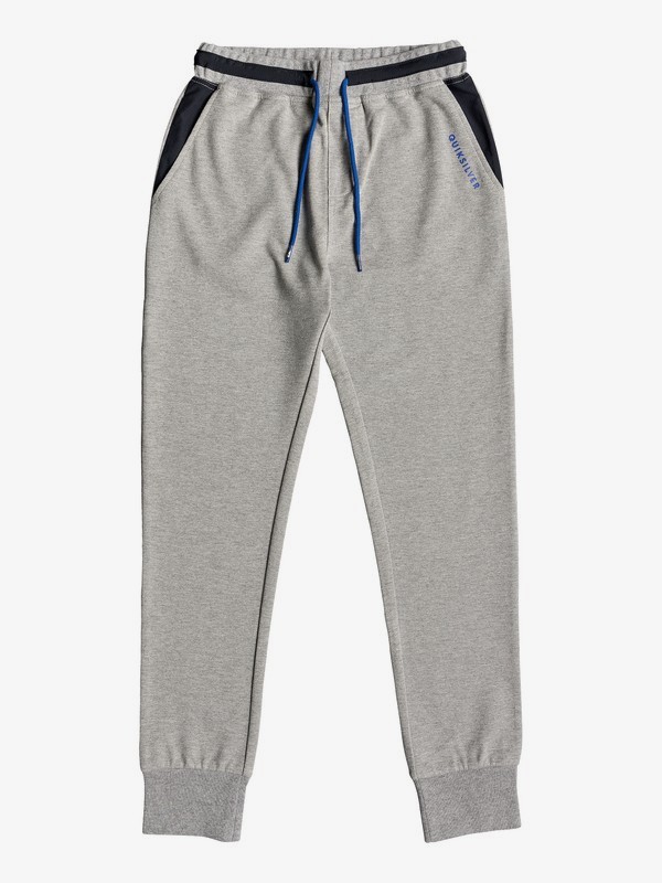 quiksilver, Bun Bury - Pantalón de Chándal para Chicos 8-16, MEDIUM GREY HEATHER (kpvh) 0 Bun Bury - Pantalón de Chándal para Chicos 8-16 Negro EQBFB03074 Quiksilver