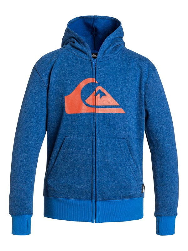 quiksilver, Boys 8-16 M&W Zip-Up Hoodie, OLYMPIAN BLUE (bqz0) 0 Boys 8-16 M&W Zip-Up Hoodie EQBFT03086 Quiksilver