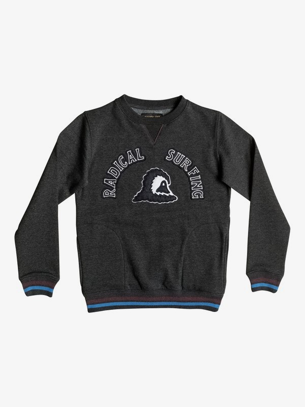 quiksilver, Radical Surfing - Sweat, DARK GREY HEATHER (ktfh) 0 Radical Surfing - Sweat EQBFT03232 Quiksilver