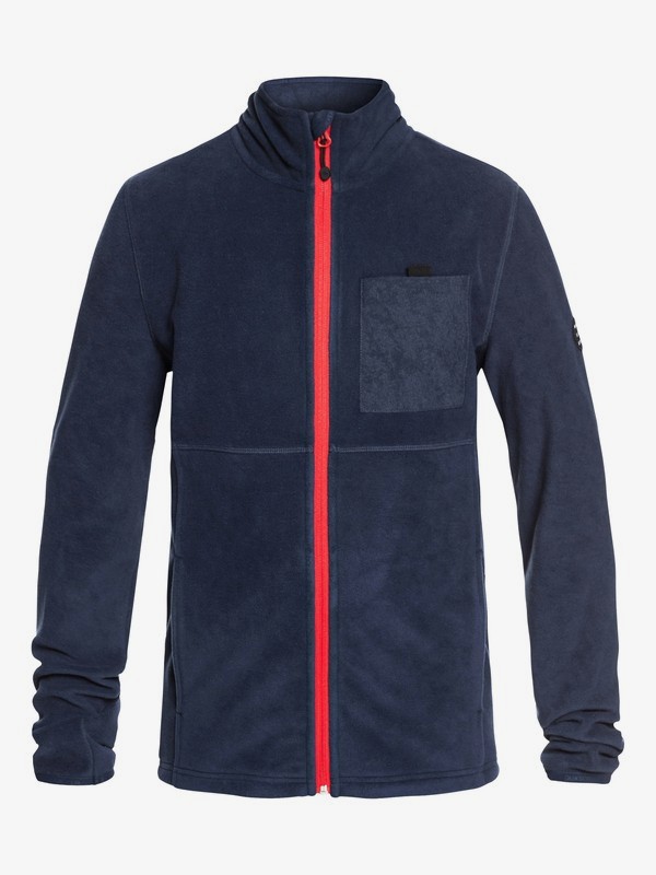 quiksilver, Butter - Technical Zip-Up Fleece for Boys 8-16, DRESS BLUES (btk0) 0 Butter - Technical Zip-Up Fleece for Boys 8-16 Blue EQBFT03438 Quiksilver