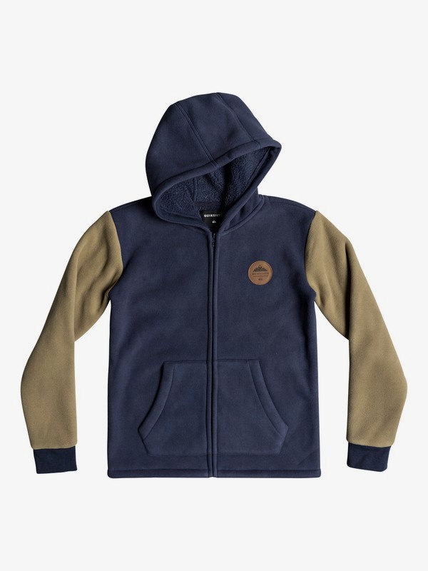 quiksilver, Tori Gates - Sweat zippé à capuche pour Garçon 8-16 ans, NAVY BLAZER (byj0) 0 Tori Gates - Sweat zippé à capuche pour Garçon 8-16 ans Bleu EQBFT03455 Quiksilver