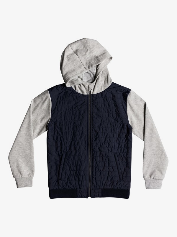 quiksilver, Leno Bay - Veste zippée à capuche pour Garçon 8-16 ans, BLUE NIGHTS (btk0) 0 Leno Bay - Veste zippée à capuche pour Garçon 8-16 ans Bleu EQBFT03458 Quiksilver