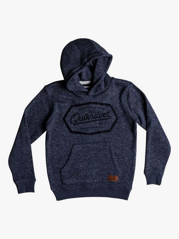 quiksilver, Keller - Sudadera con capucha de forro polar para Chicos 8-16, NAVY BLAZER HEATHER (byjh) 0 Keller - Sudadera con capucha de forro polar para Chicos 8-16 Azul EQBFT03461 Quiksilver