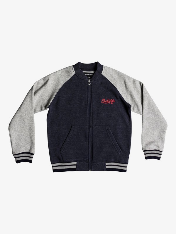 quiksilver, You Koso - Sudadera bomber para Chicos 8-16, NAVY BLAZER HEATHER (byjh) 0 You Koso - Sudadera bomber para Chicos 8-16 Azul EQBFT03462 Quiksilver