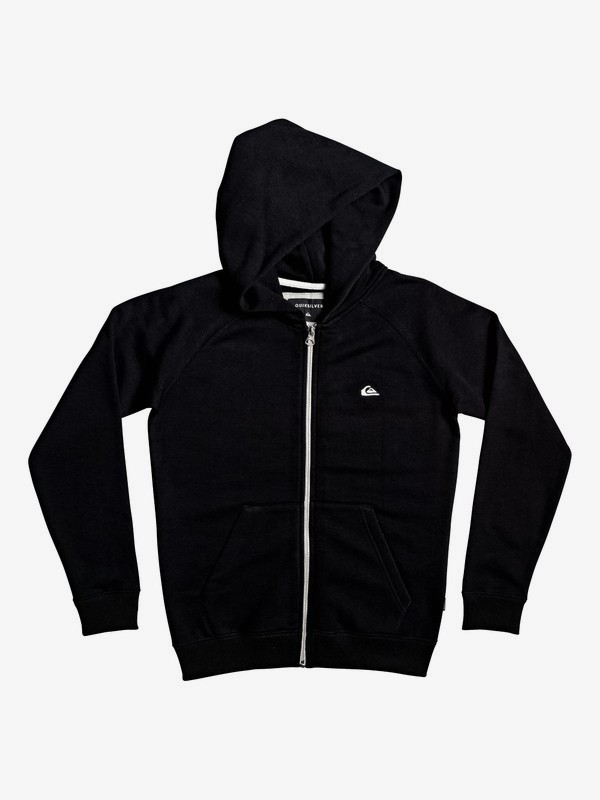 quiksilver, Everyday - Sudadera con capucha y cremallera para Chicos 8-16, BLACK (kvj0) 0 Everyday - Sudadera con capucha y cremallera para Chicos 8-16 Negro EQBFT03472 Quiksilver