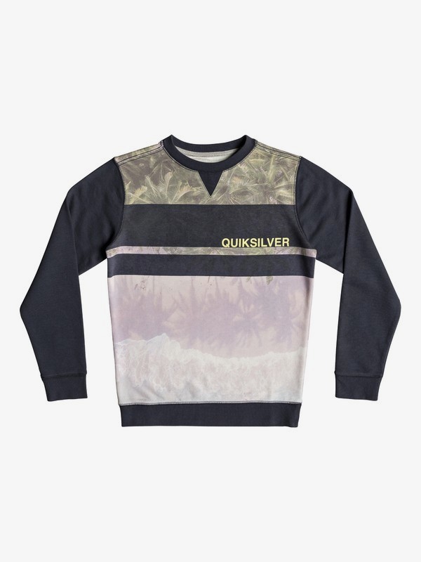 quiksilver, Детский свитшот Bendigo Go, BLUE NIGHTS (bst0) 0 Детский свитшот Bendigo Go Синий EQBFT03491 Quiksilver