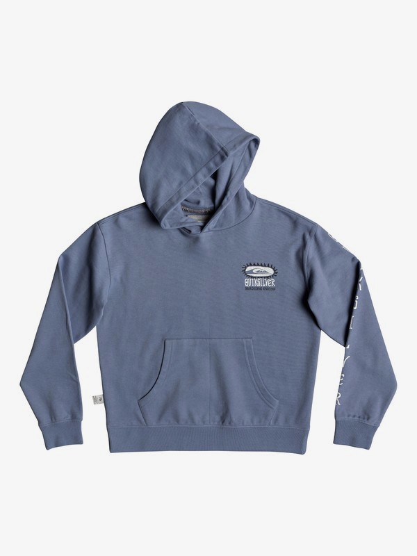 quiksilver, Originals - Hoodie for Boys 8-16, STONE WASH (bkj0) 0 Originals - Hoodie for Boys 8-16 Blue EQBFT03498 Quiksilver
