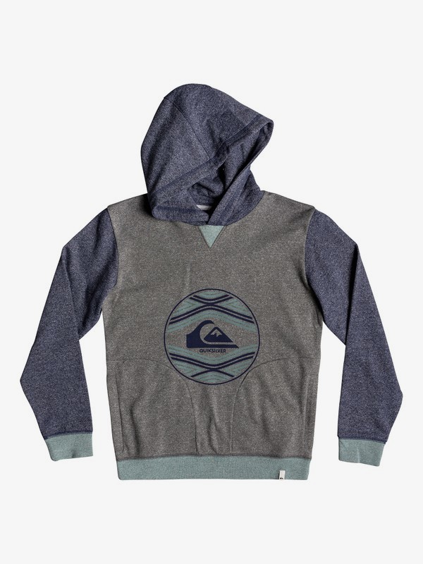 quiksilver, Project Planet - Hoodie for Boys 8-16, MEDIEVAL BLUE (bte0) 0 Project Planet - Hoodie for Boys 8-16 Blue EQBFT03499 Quiksilver