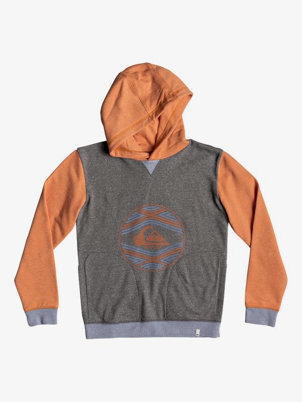 quiksilver, Project Planet - Hoodie for Boys 8-16, FLAMINGO (nks0) 0 Project Planet - Hoodie for Boys 8-16 Orange EQBFT03499 Quiksilver