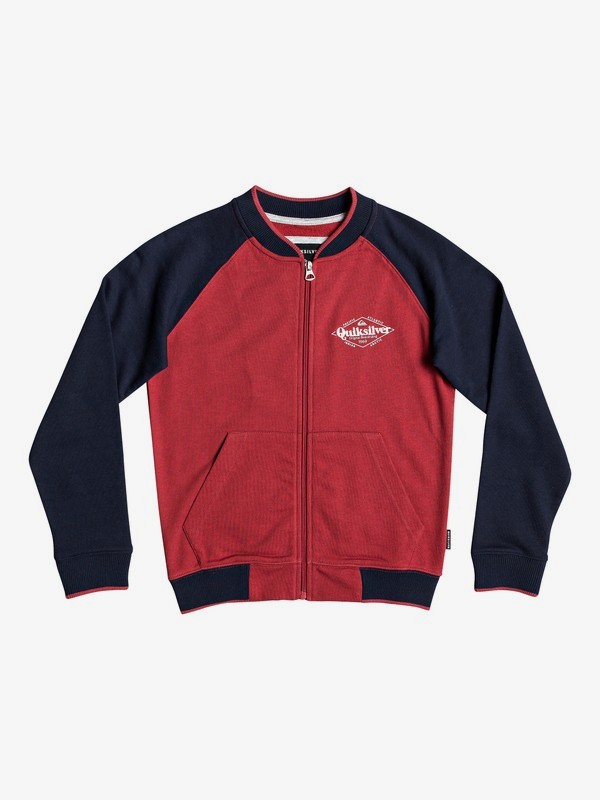 quiksilver, Power Slash - Bomber Sweatshirt for Boys 8-16, NAVY BLAZER (byj0) 0 Power Slash - Bomber Sweatshirt for Boys 8-16 Blue EQBFT03506 Quiksilver