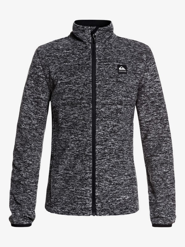quiksilver, Boy's 8-16 Butter Technical Zip-Up Fleece, BLACK (kvj0) 0 Boy's 8-16 Butter Technical Zip-Up Fleece Black EQBFT03512 Quiksilver