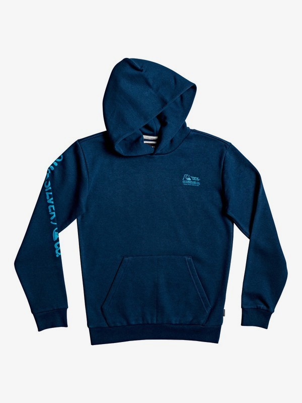 quiksilver, Flanklin Sunset - Sudadera con Capucha para Chicos 8-16, MOONLIT OCEAN (byk0) 0 Flanklin Sunset - Sudadera con Capucha para Chicos 8-16 Azul EQBFT03553 Quiksilver