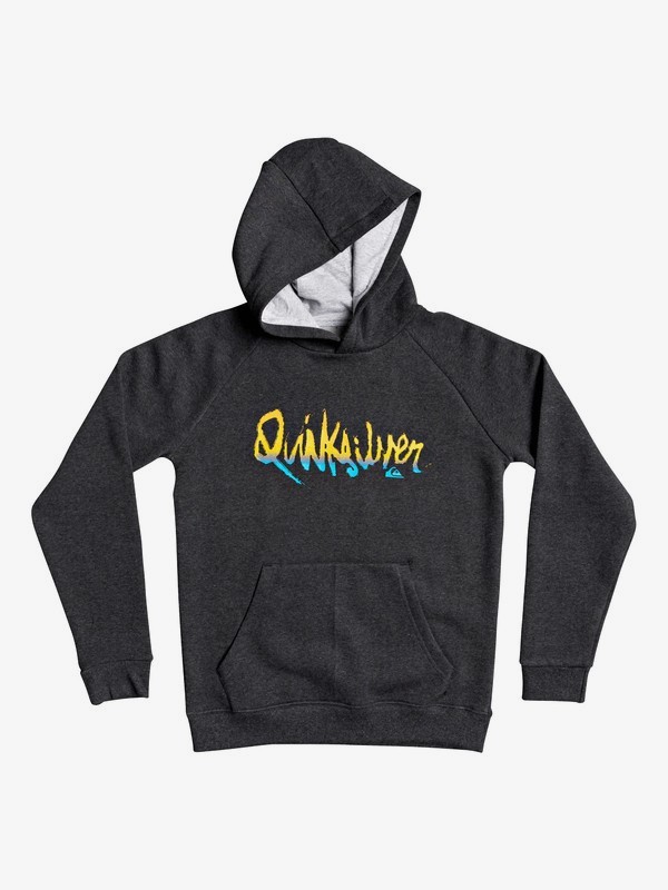 quiksilver, Boys 8-16 Gordon River Hoodie, DARK GREY HEATHER (krph) 0 Boys 8-16 Gordon River Hoodie Black EQBFT03577 Quiksilver