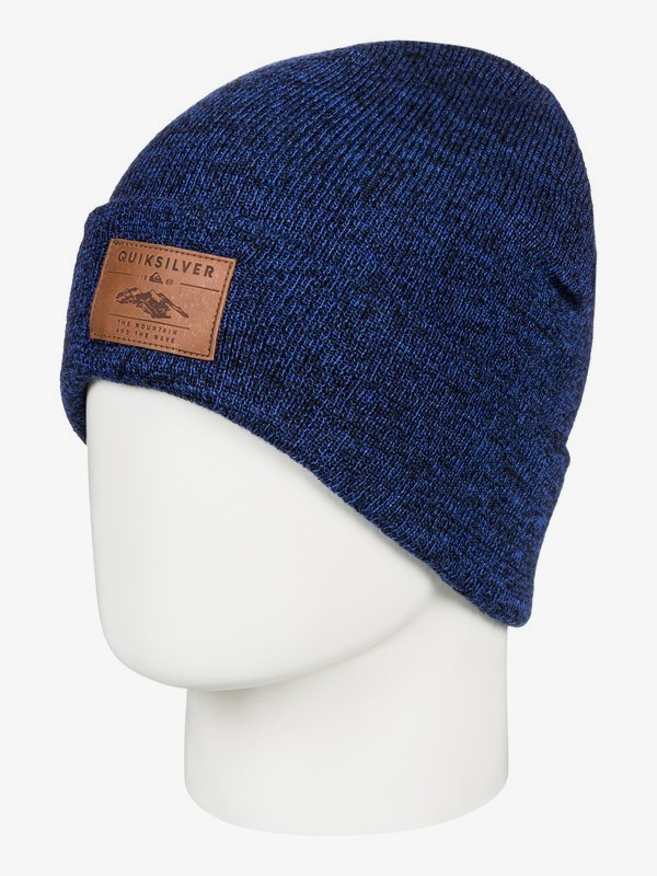 quiksilver, Boy's 8-16 Brigade Beanie, DRESS BLUES (btk0) 0 Boy's 8-16 Brigade Beanie Blue EQBHA03031 Quiksilver