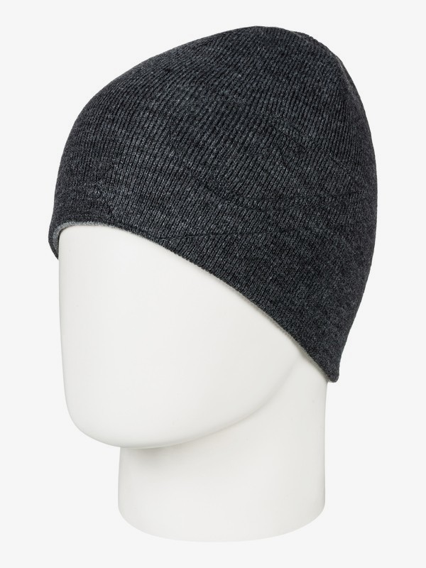 quiksilver, Boy's 8-16 M&W Beanie, BLACK HEATHER (kvjh) 0 Boy's 8-16 M&W Beanie Black EQBHA03032 Quiksilver