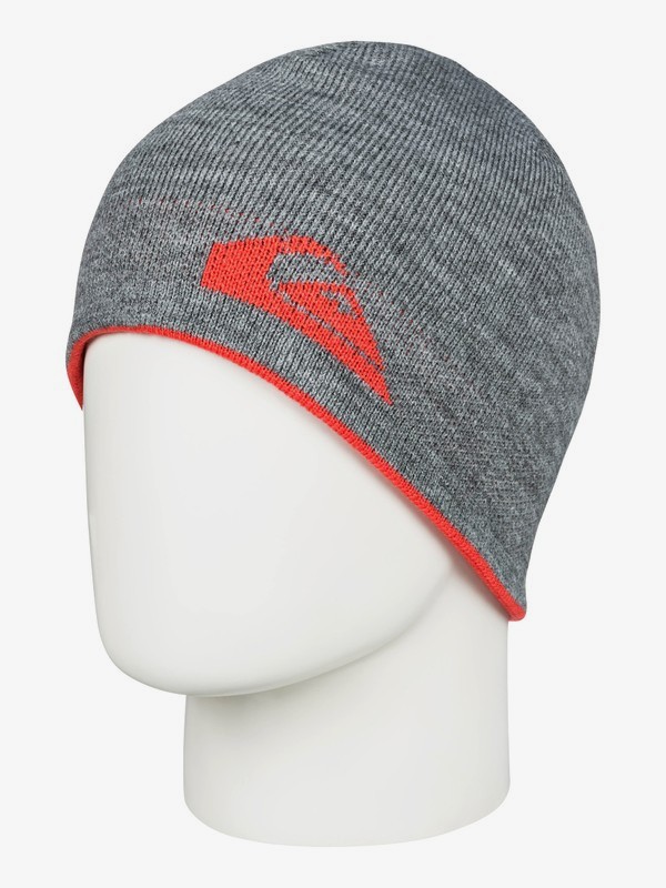 quiksilver, Boy's 8-16 M&W Beanie, BLACK HEATHER (krph) 0 Boy's 8-16 M&W Beanie Black EQBHA03045 Quiksilver