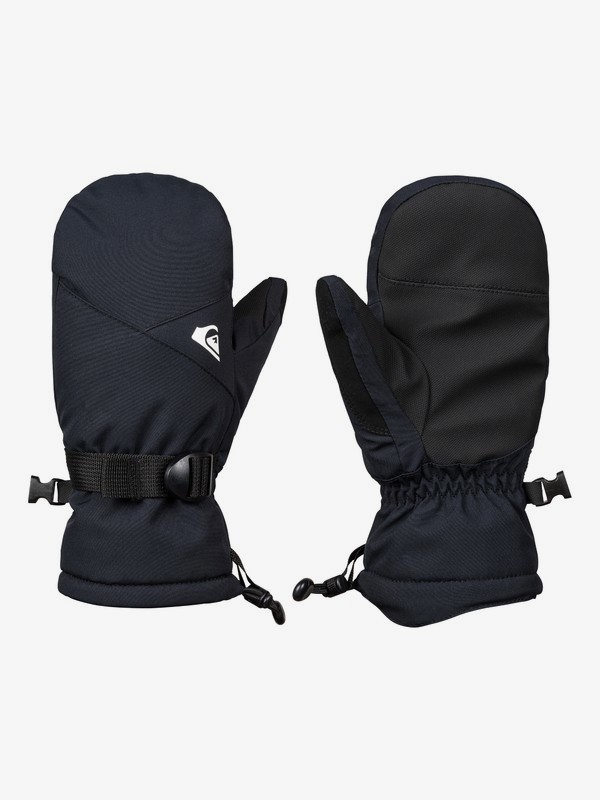 quiksilver, Boy's 8-16 Mission Snowboard/Ski Mittens, BLACK (kvj0) 0 Boy's 8-16 Mission Snowboard/Ski Mittens Black EQBHN03024 Quiksilver