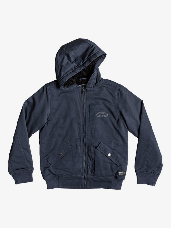 quiksilver, Hana Go - Veste à capuche déperlante pour Garçon 8-16 ans, BLUE NIGHTS (btk0) 0 Hana Go - Veste à capuche déperlante pour Garçon 8-16 ans Bleu EQBJK03155 Quiksilver