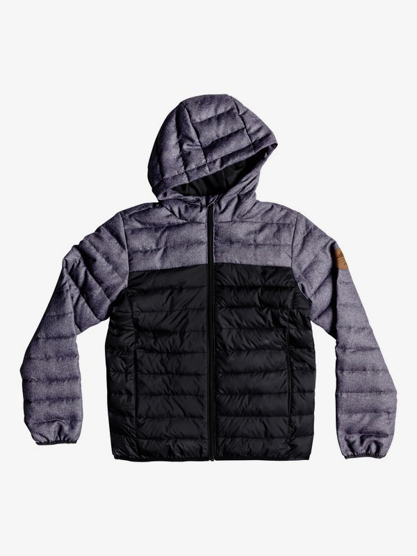 quiksilver, Scaly Mix - Veste chaude à capuche déperlante pour Garçon 8-16 ans, BLACK (kvj0) 0 Scaly Mix - Veste chaude à capuche déperlante pour Garçon 8-16 ans Noir EQBJK03156 Quiksilver