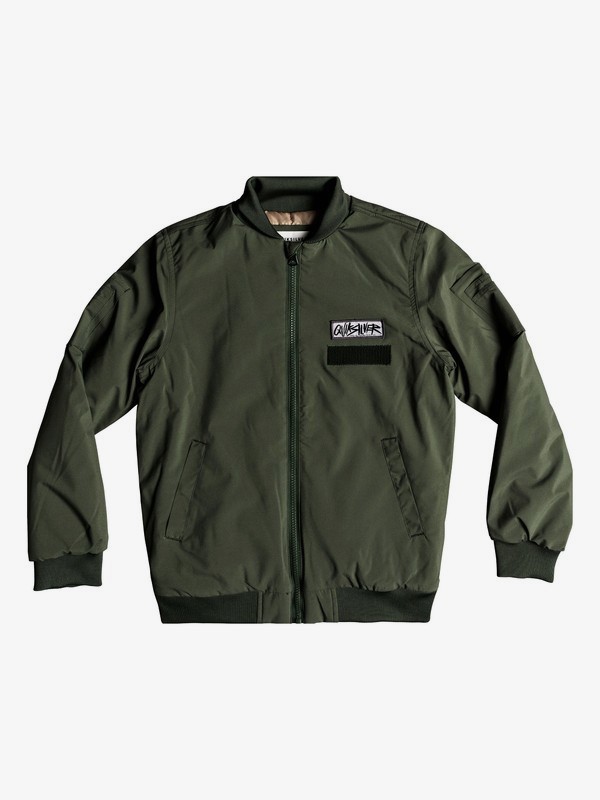 quiksilver, Mankai Sun - Veste bomber déperlante pour Garçon 8-16 ans, THYME (cqy0) 0 Mankai Sun - Veste bomber déperlante pour Garçon 8-16 ans Marron EQBJK03160 Quiksilver
