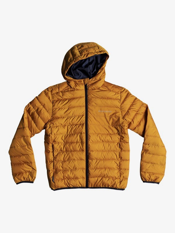 quiksilver, Scaly - Chaqueta acolchada resistente al agua para Chicos 8-16, INCA GOLD (nmy0) 0 Scaly - Chaqueta acolchada resistente al agua para Chicos 8-16 Naranja EQBJK03161 Quiksilver