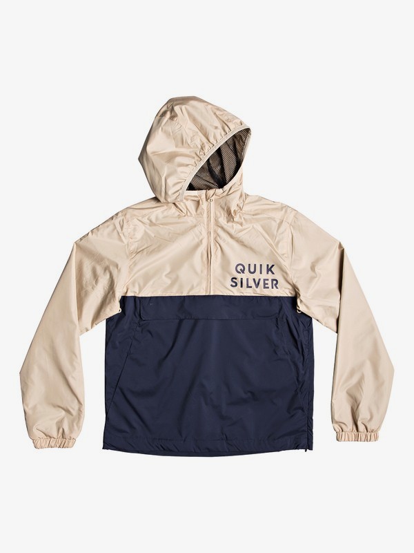 quiksilver, Feed Back Is Back - Anorak Cerrado que Repele el Agua para Chicos 8-16, WARM SAND (tgs0) 0 Feed Back Is Back - Anorak Cerrado que Repele el Agua para Chicos 8-16 Beige EQBJK03169 Quiksilver
