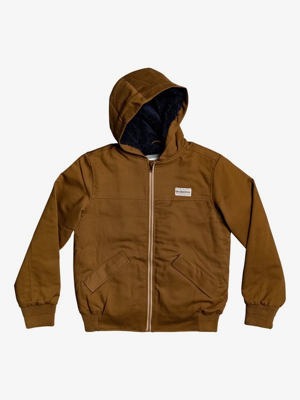 quiksilver, Clarendon Scot - Veste à capuche déperlante pour Garçon 8-16 ans, RUBBER (cpp0) 0 Clarendon Scot - Veste à capuche déperlante pour Garçon 8-16 ans Marron EQBJK03180 Quiksilver