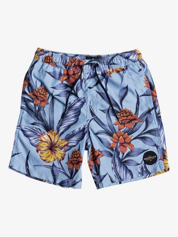 quiksilver, Pua 15" - Swim Shorts for Boys 8-16, DUSK BLUE (bhc6) 0 Pua 15" - Swim Shorts for Boys 8-16 Blue EQBJV03138 Quiksilver