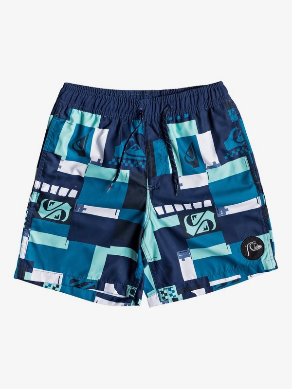 quiksilver, City Block 15" - Short de Natación para Chicos 8-16, SOUTHERN OCEAN (bpb6) 0 City Block 15" - Short de Natación para Chicos 8-16 Azul EQBJV03198 Quiksilver