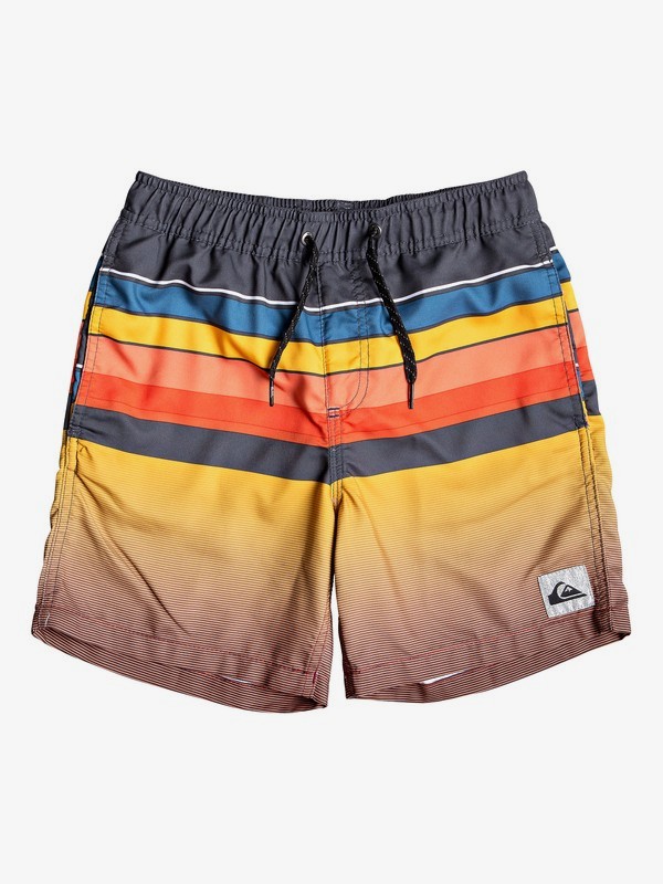 quiksilver, Sets Coming 15" - Short de Natación para Chicos 8-16, IRON GATE (kzm6) 0 Sets Coming 15" - Short de Natación para Chicos 8-16 Negro EQBJV03212 Quiksilver
