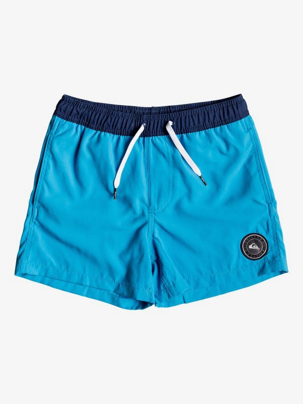 quiksilver, Glitch 13" - Short de Natación para Chicos 8-16, MALIBU BLUE (bma0) 0 Glitch 13" - Short de Natación para Chicos 8-16 Azul EQBJV03213 Quiksilver