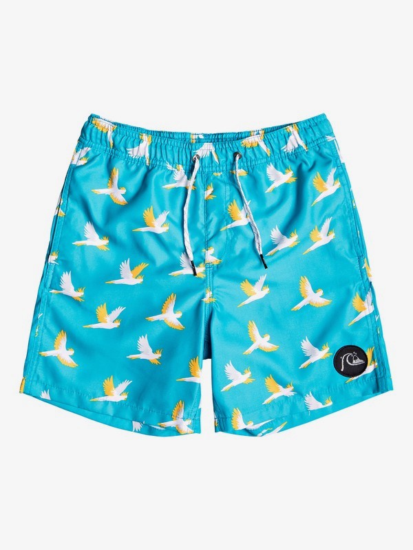 quiksilver, Boy's 8-16 Cockatoo 15" Swim Shorts, TURQUOISE (bly6) 0 Boy's 8-16 Cockatoo 15" Swim Shorts Blue EQBJV03222 Quiksilver