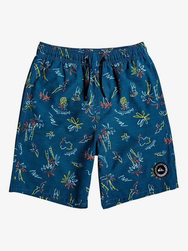 quiksilver, Boy's 8-16 Southern Dream 17" Volleys, MOONLIT OCEAN (byk6) 0 Boy's 8-16 Southern Dream 17" Volleys Blue EQBJV03236 Quiksilver