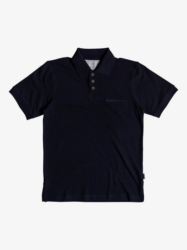 quiksilver, Boy's 8-16 Tori Pass Short Sleeve Polo Shirt, NAVY BLAZER (byj0) 0 Boy's 8-16 Tori Pass Short Sleeve Polo Shirt Blue EQBKT03189 Quiksilver