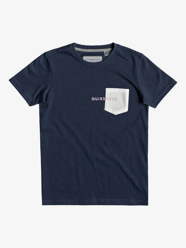 quiksilver, The Axiom - T-shirt pour garçon 8-16 ans, NAVY BLAZER (byj0) 0 The Axiom - T-shirt pour garçon 8-16 ans Bleu EQBKT03208 Quiksilver