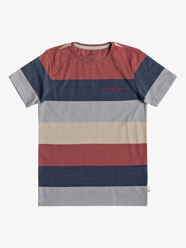 quiksilver, Boy's 8-16 Unsung Heros Tee, BRICK RED HTH UNSUNG HERO (rqn3) 0 Boy's 8-16 Unsung Heros Tee Red EQBKT03211 Quiksilver