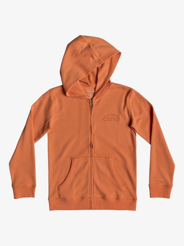 quiksilver, Stone Age Romeo - Sweat à capuche zippé pour garçon 8-16 ans, FLAMINGO (nks0) 0 Stone Age Romeo - Sweat à capuche zippé pour garçon 8-16 ans Orange EQBKT03212 Quiksilver