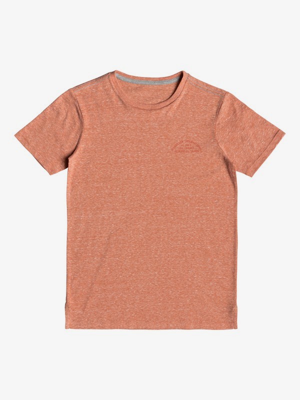 quiksilver, Broken Fine - T-shirt pour garçon 8-16 ans, FLAMINGO (nks0) 0 Broken Fine - T-shirt pour garçon 8-16 ans Orange EQBKT03216 Quiksilver