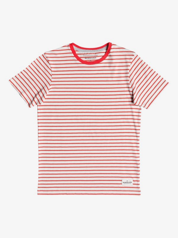 quiksilver, Boy's 8-16 Broken Hills Tee, GARDENIA_BROKEN HILLS (wby3) 0 Boy's 8-16 Broken Hills Tee White EQBKT03222 Quiksilver